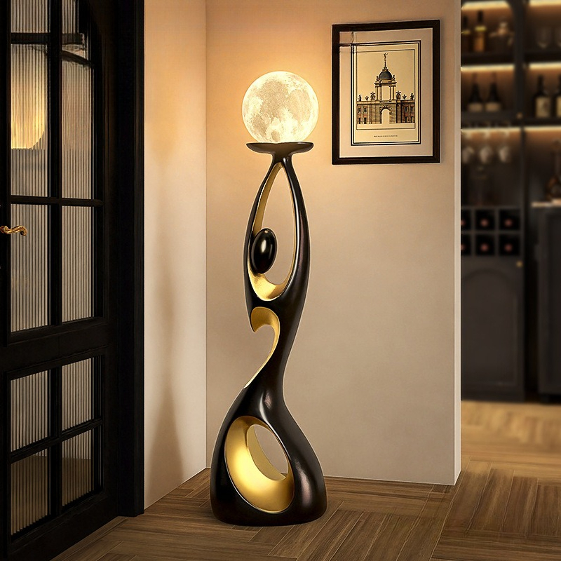 Resin Art Floor Design - Luminárias de Chão de Resina de