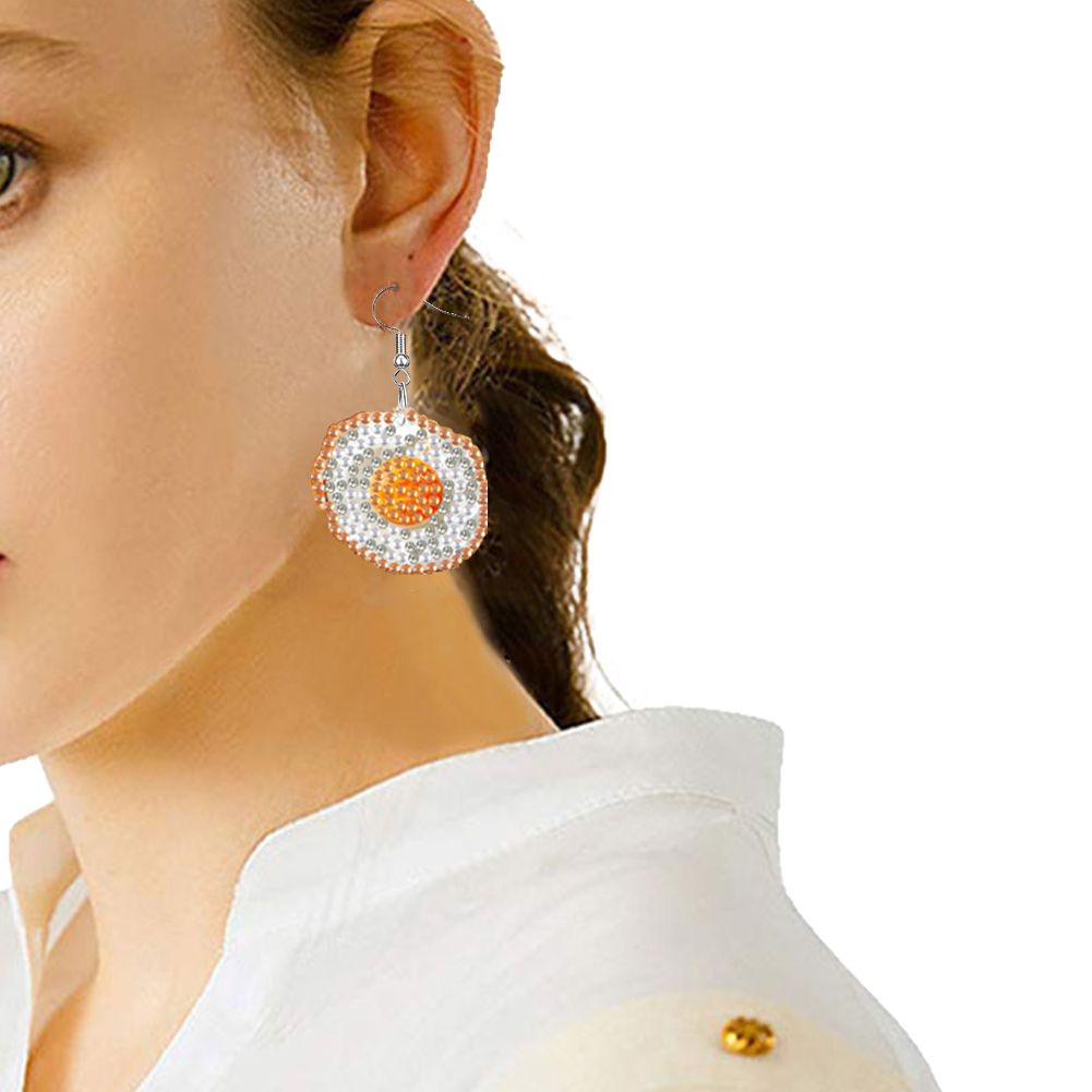 Resin Art Earrings Kit - 4 Pares de Brincos de Pintura
