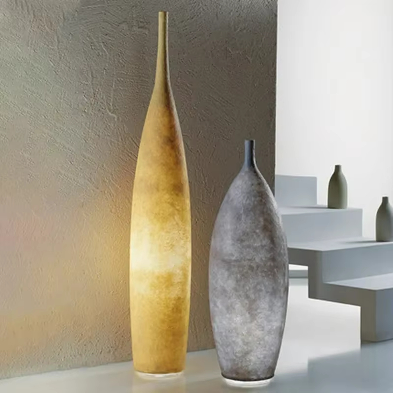 Resin Art Floor Design - Arte vaso lâmpada de assoalho minimalista