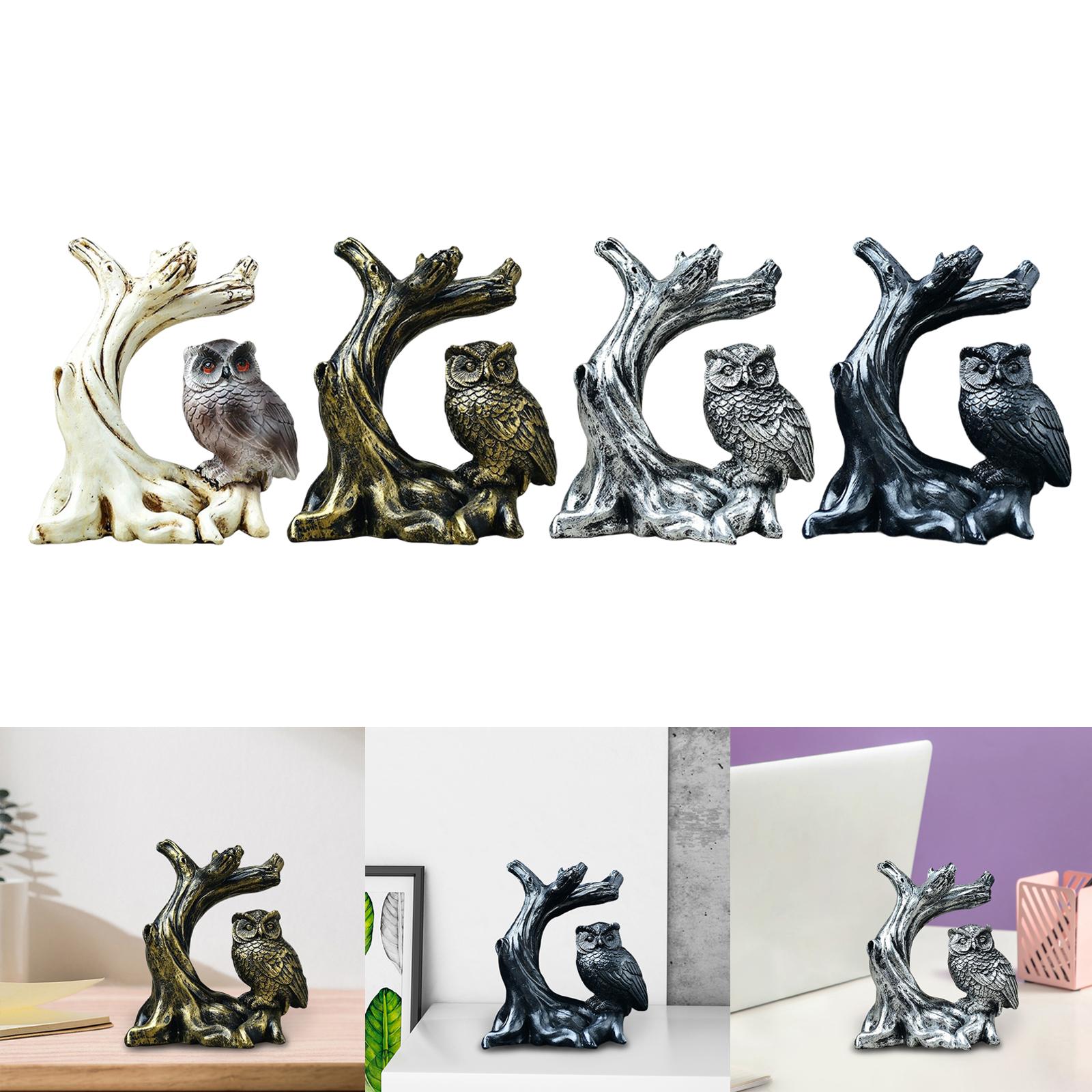 Resin Art Stand - Bola expositor bola titular coruja estatueta