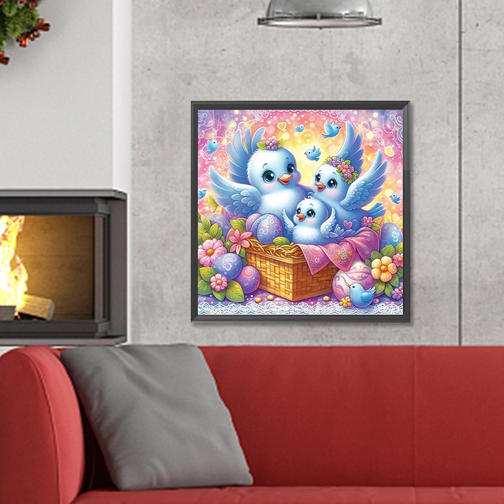 Resin Art Painting - Pintura diamante família natal pai cheio