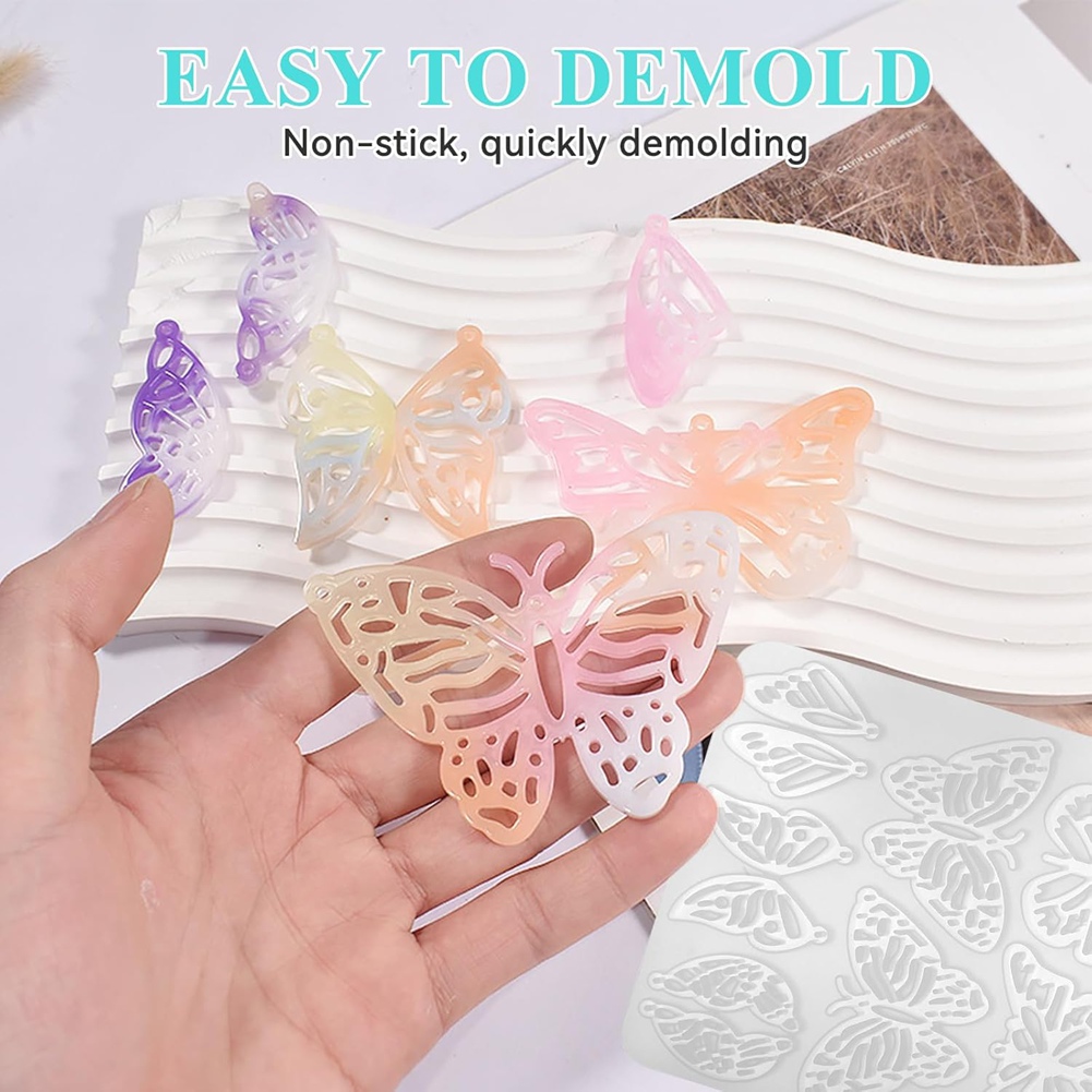 Resin Art Earrings Kit - Kit de Moldes de Resina para
