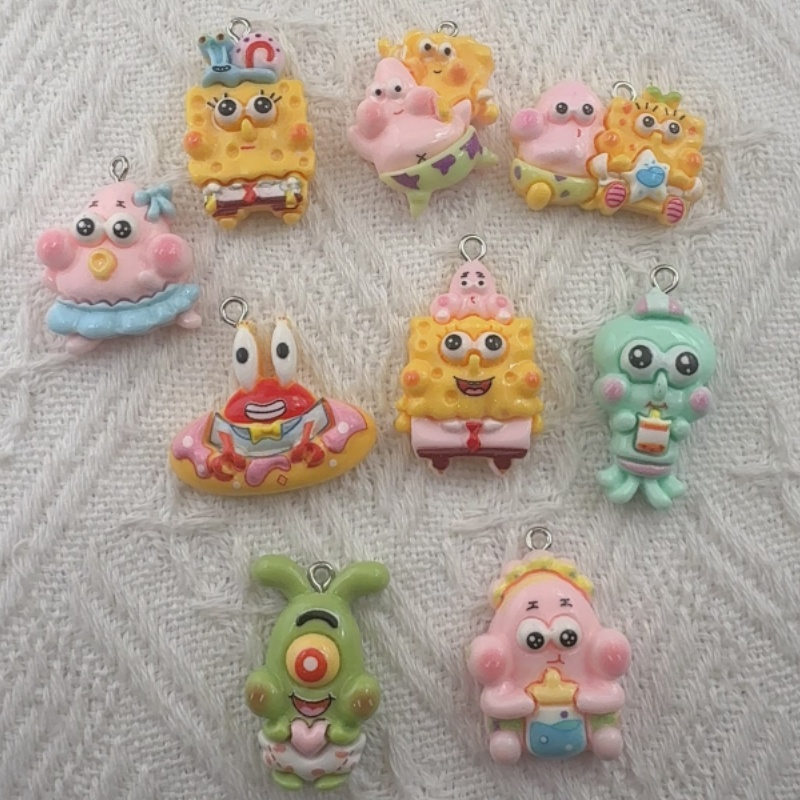 Resin Art For Sale - 10 peças de pingente de resina