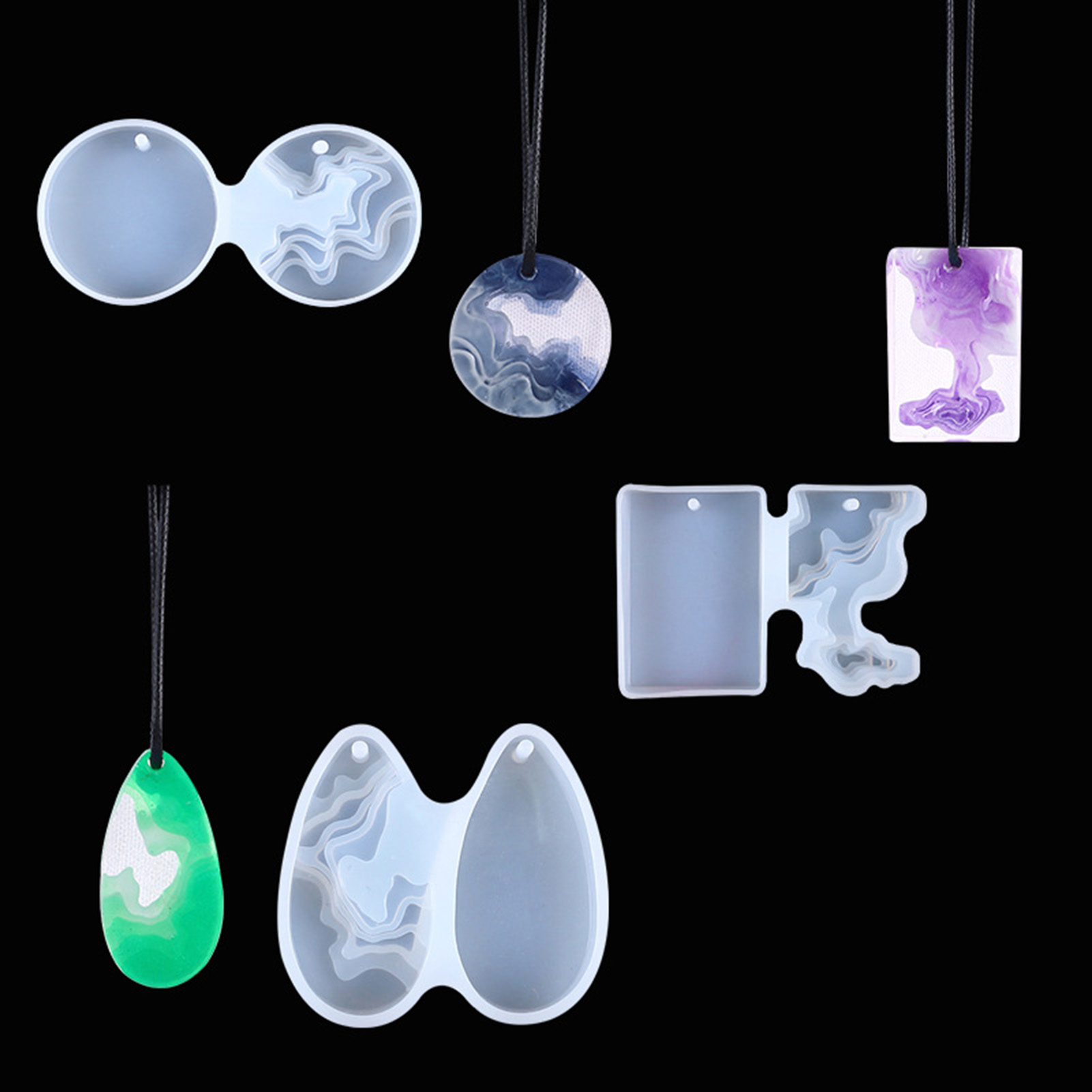 Conjunto de 3 Moldes de Silico - Resin Art Geode avaliação e preço