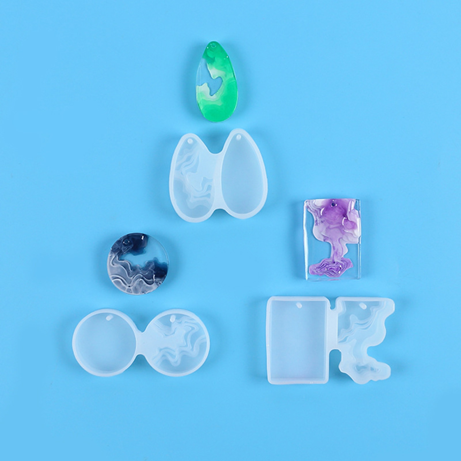 Conjunto de 3 Moldes de Silico - Resin Art Geode avaliação e preço