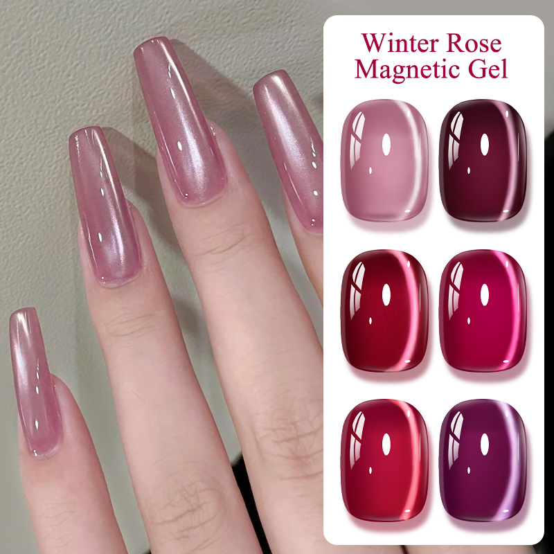 Rosa inverno rosa gato gel mag - Resin Art For Rose avaliação e preço