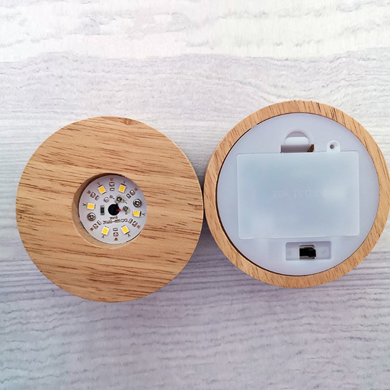 Display de luz LED redondo de  - Resin Art Stand avaliação e preço