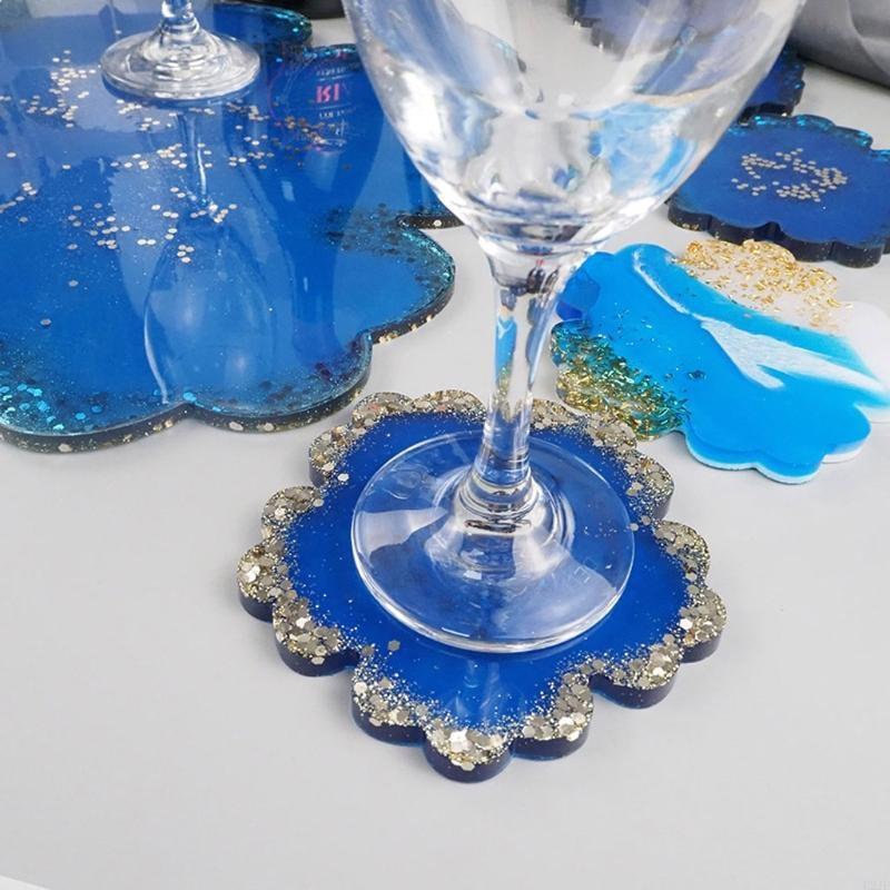 Moldes resina formato flor 5 p - Resin Art Geode avaliação e preço