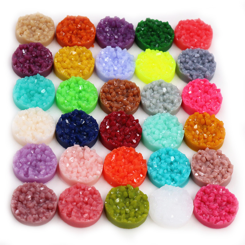40 peças cabochões druzy de re - Resin Art For Sale avaliação e preço