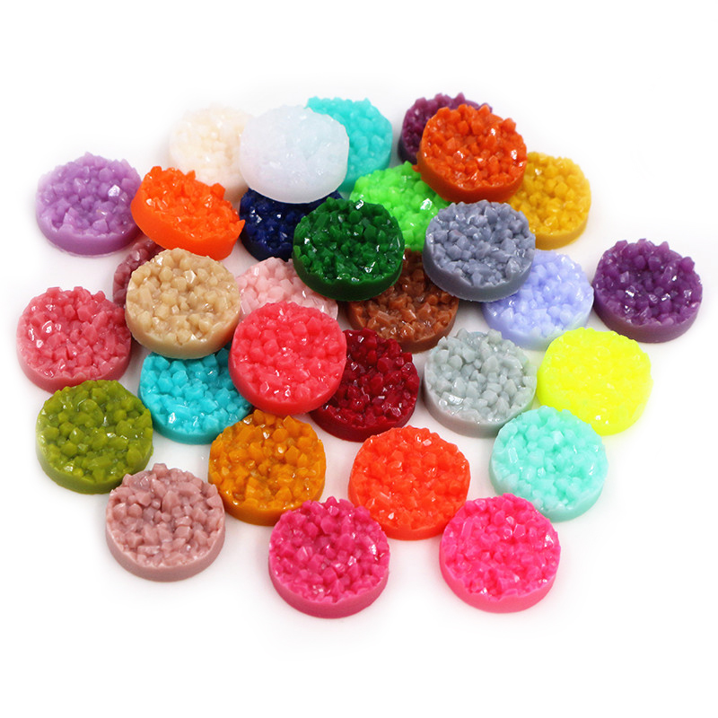 40 peças cabochões druzy de re - Resin Art For Sale avaliação e preço