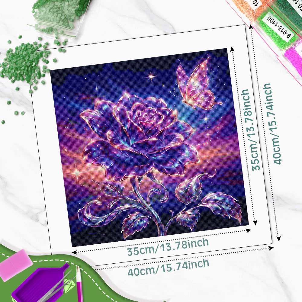 Pintura em Diamante Huacan com - Resin Art For Rose avaliação e preço