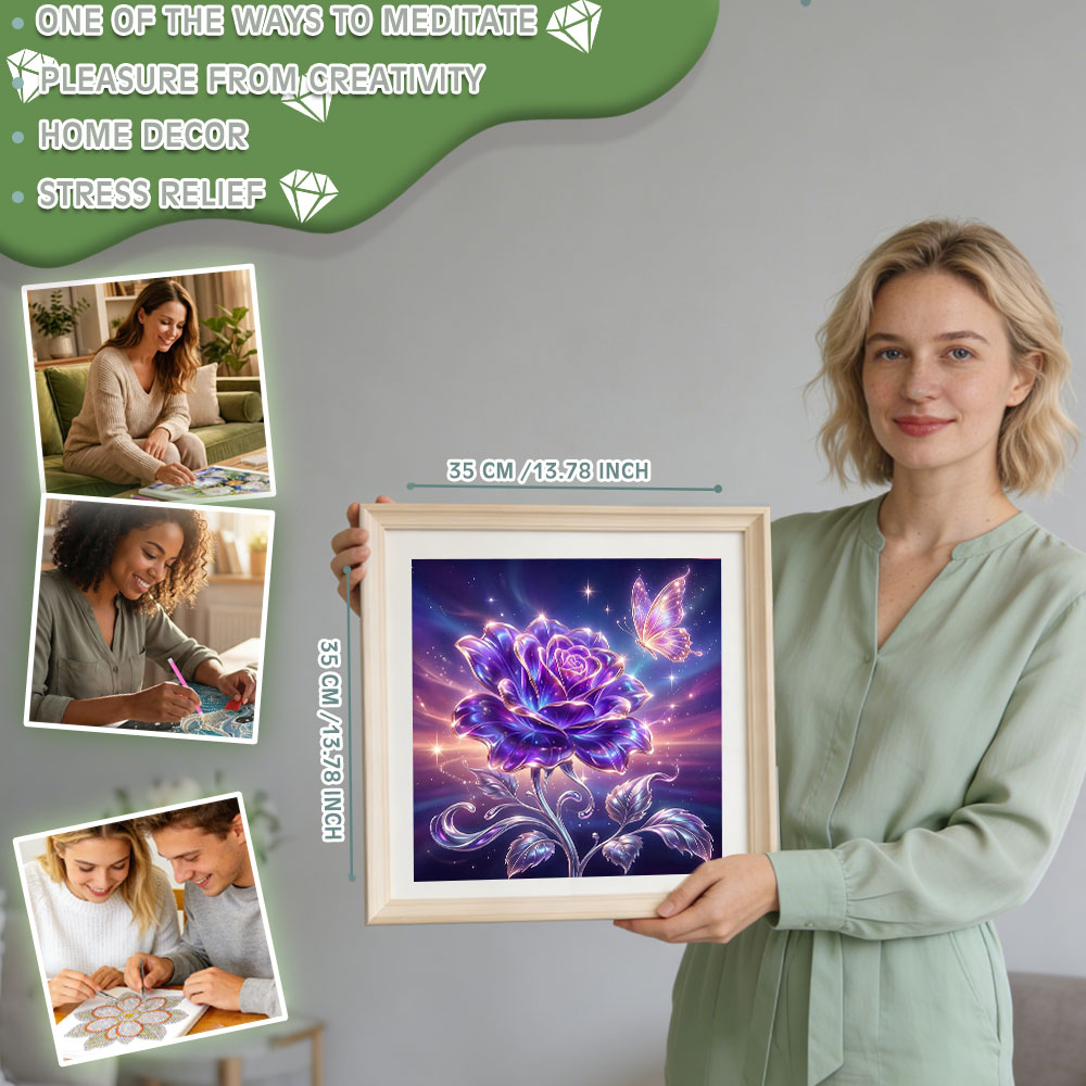 Pintura em Diamante Huacan com - Resin Art For Rose avaliação e preço
