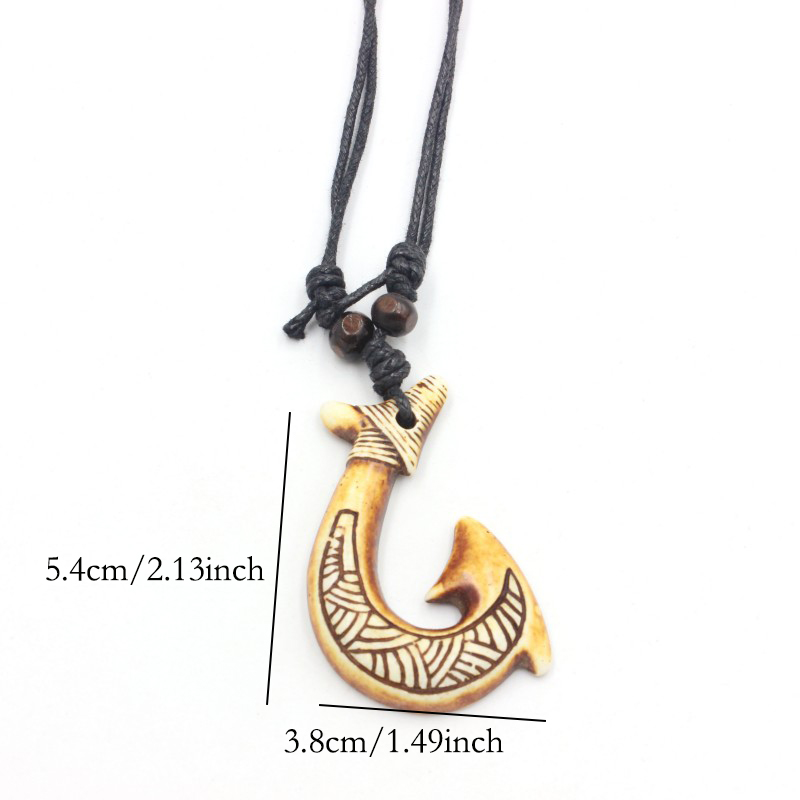 Nova Zelândia Colar Anzol para - Resin Art Necklace avaliação e preço