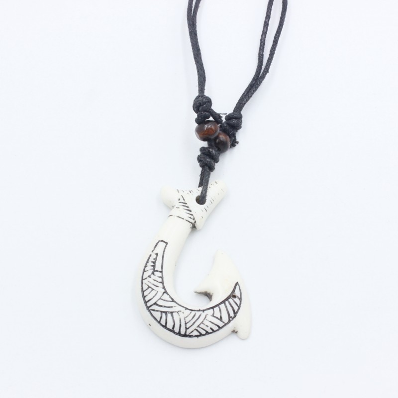Nova Zelândia Colar Anzol para - Resin Art Necklace avaliação e preço
