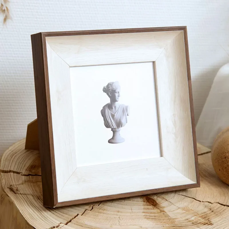 Porta-Retrato Quadrado com Eme - Resin Art Stand avaliação e preço