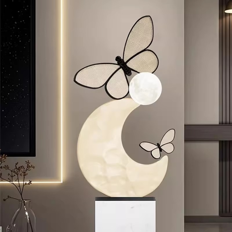 Moderno luxo resina borboleta  - Resin Art Floor Design avaliação e preço