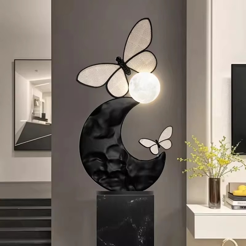Moderno luxo resina borboleta  - Resin Art Floor Design avaliação e preço