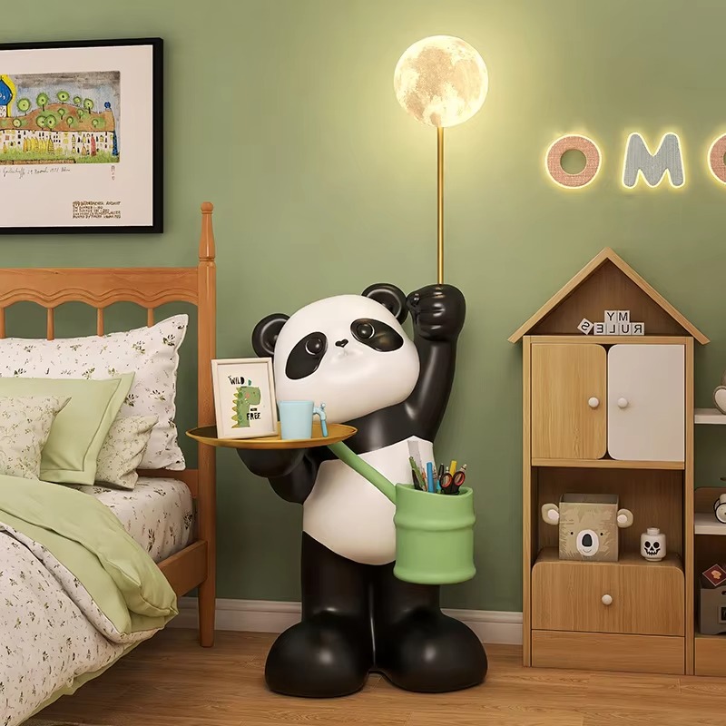 Criativo grande resina panda e - Resin Art Floor Design avaliação e preço