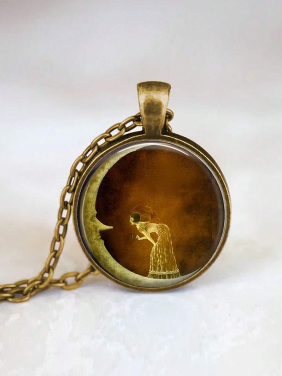 suteyi Mulher na Lua, Obra de  - Resin Art Necklace avaliação e preço