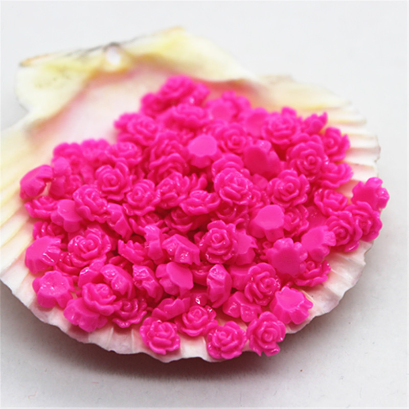 Mini Resina Rose Flor Flatback - Resin Art For Rose avaliação e preço