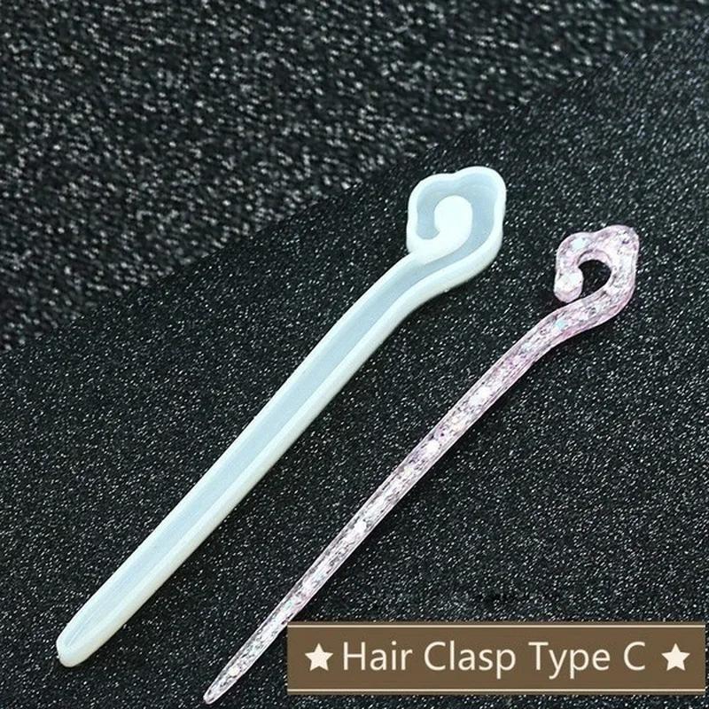 Novo transparente hairpin sili - Resin Art For Sale avaliação e preço