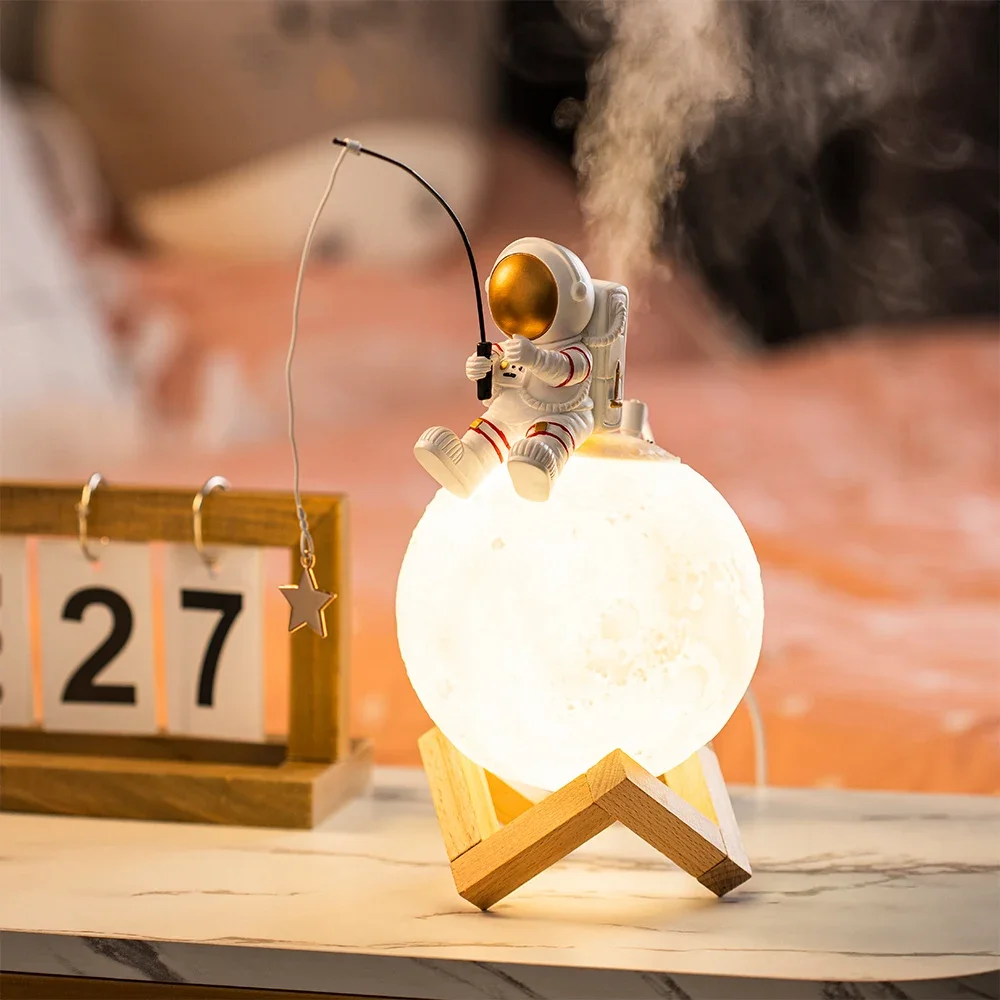 Nórdico Astronauta Pesca Estre - Resin Art On Wood avaliação e preço
