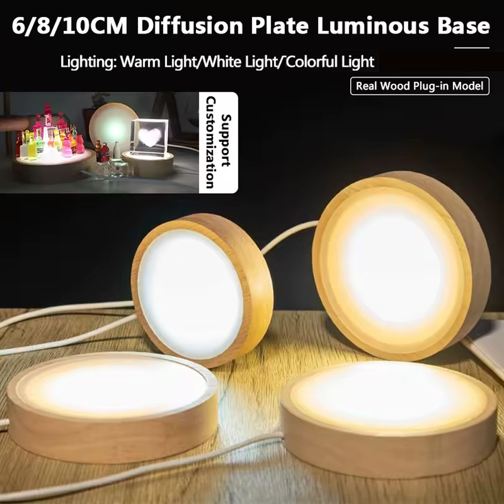 Base de Luz Noturna LED 3D Dec - Resin Art Stand avaliação e preço