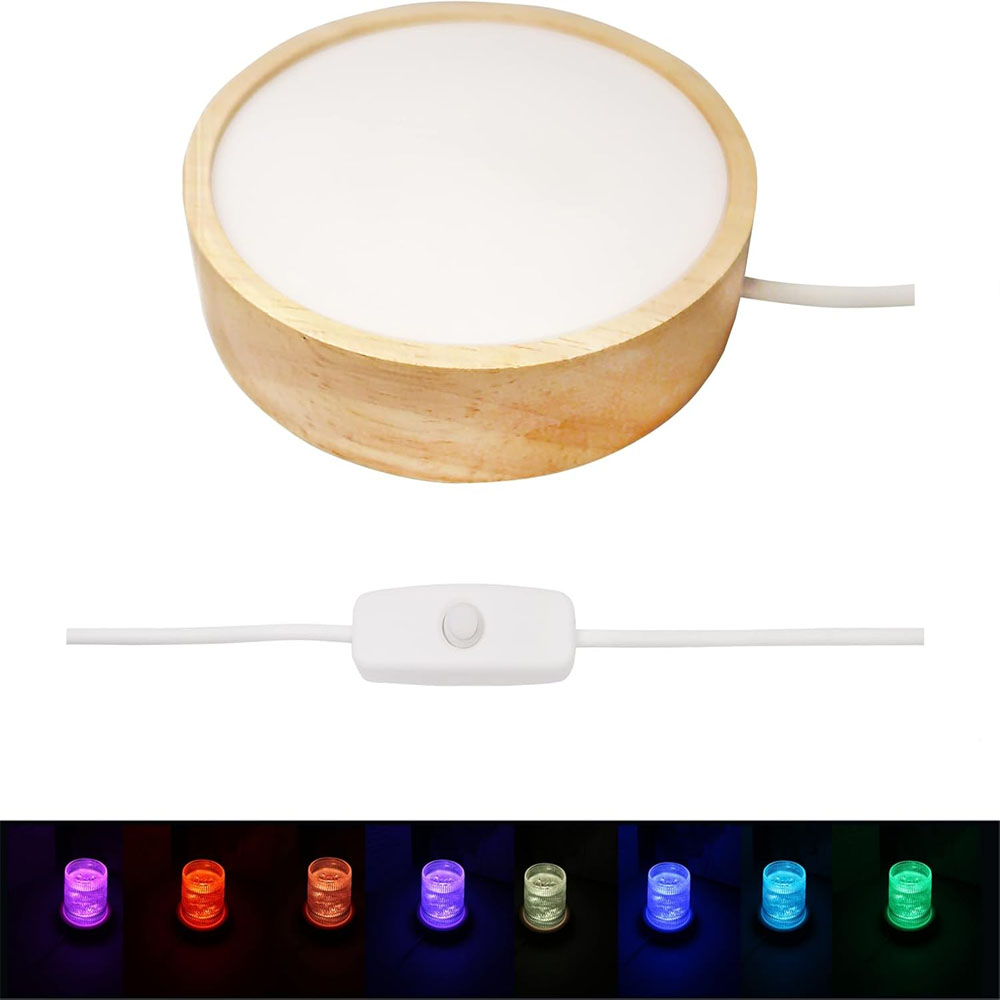 Base de Luz Noturna LED 3D Dec - Resin Art Stand avaliação e preço