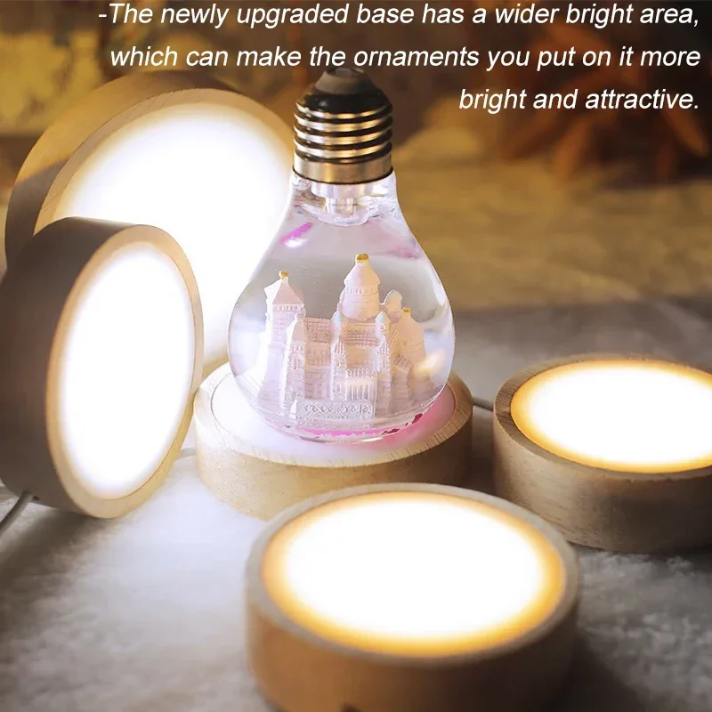 Base de Luz Noturna LED 3D Dec - Resin Art Stand avaliação e preço