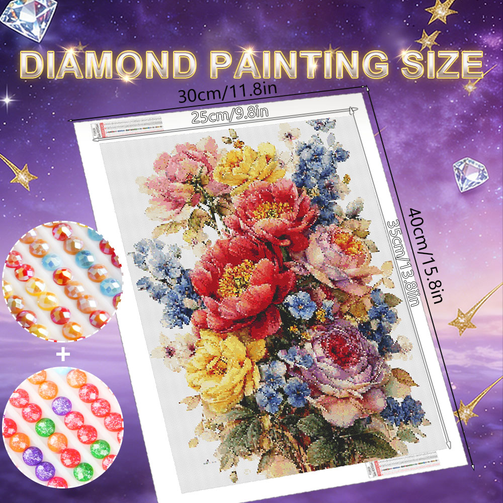 Kit de Pintura Diamante HUACAN - Resin Art For Rose avaliação e preço
