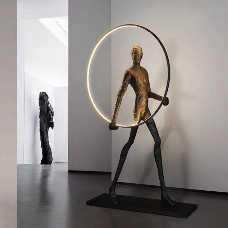 Luminária de Chão Escultura Hu - Resin Art Floor Design avaliação e preço