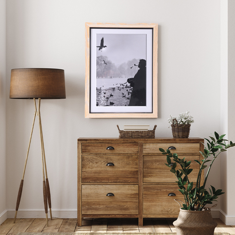 Moldura grande de madeira para - Resin Art Stand avaliação e preço