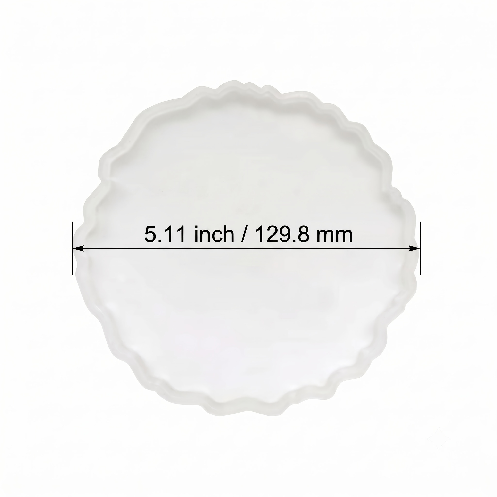 6 peças de moldes de silicone  - Resin Art Geode avaliação e preço