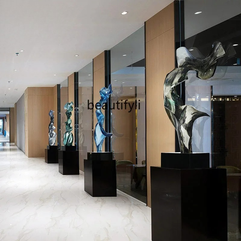 53 luz moderna luxo escultura  - Resin Art Floor avaliação e preço