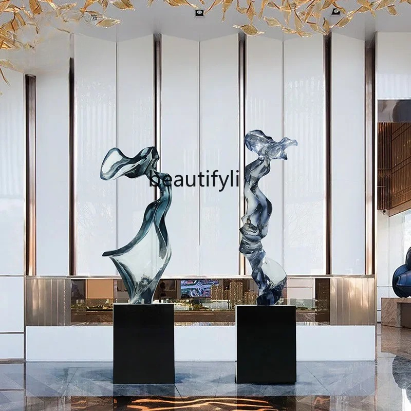 53 luz moderna luxo escultura  - Resin Art Floor avaliação e preço