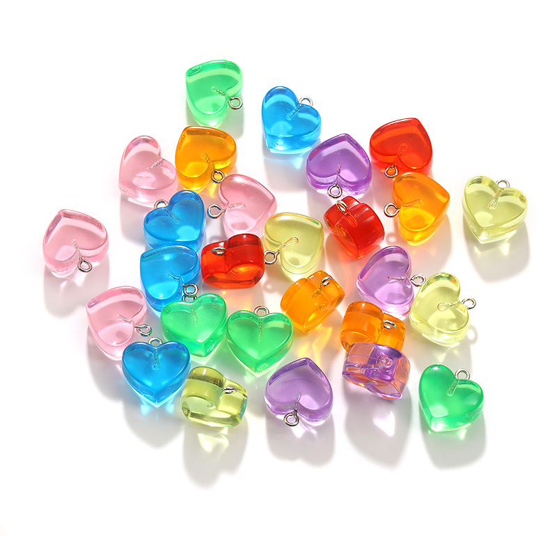 10 pçs 15x18mm multicolorido t - Resin Art Necklace avaliação e preço