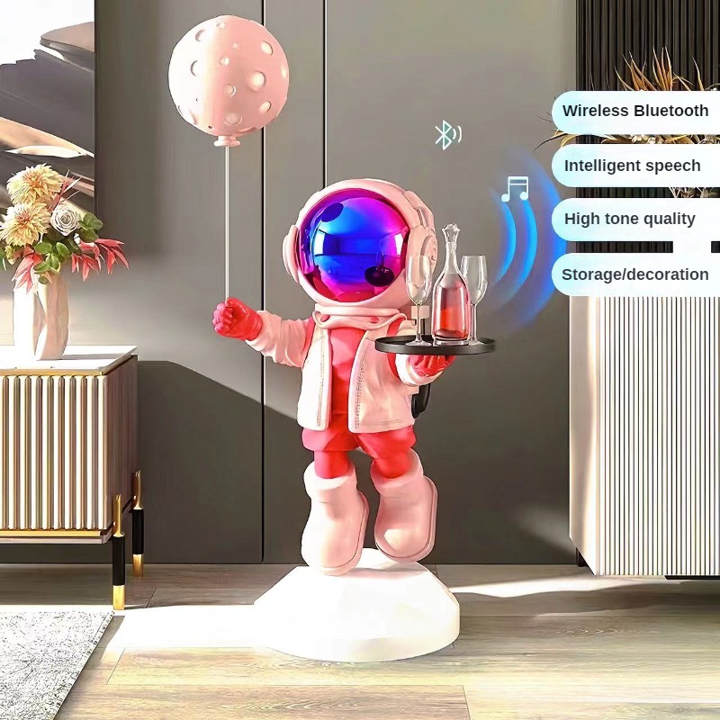 Grande criativo astronauta orn - Resin Art Stand avaliação e preço